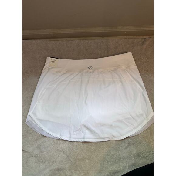 CALIA Run Collection Petal White Reflective High Rise Skort size XXL NWT - Picture 8 of 10